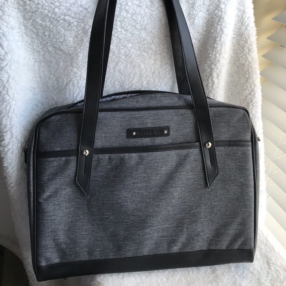 EUC Samsonite slim work tote